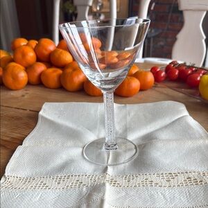 Lalique Clear Crystal Wine Glass